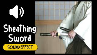 Sheathing Sword Sound Effect | 收劍 手刀 劍鞘 鞘劍 音效 (High Quality) screenshot 3