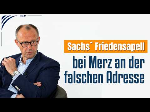 Masonic Connections Exposed: Jeffrey Sachs' Peace Appeal to Chancellor Merz is Misplaced