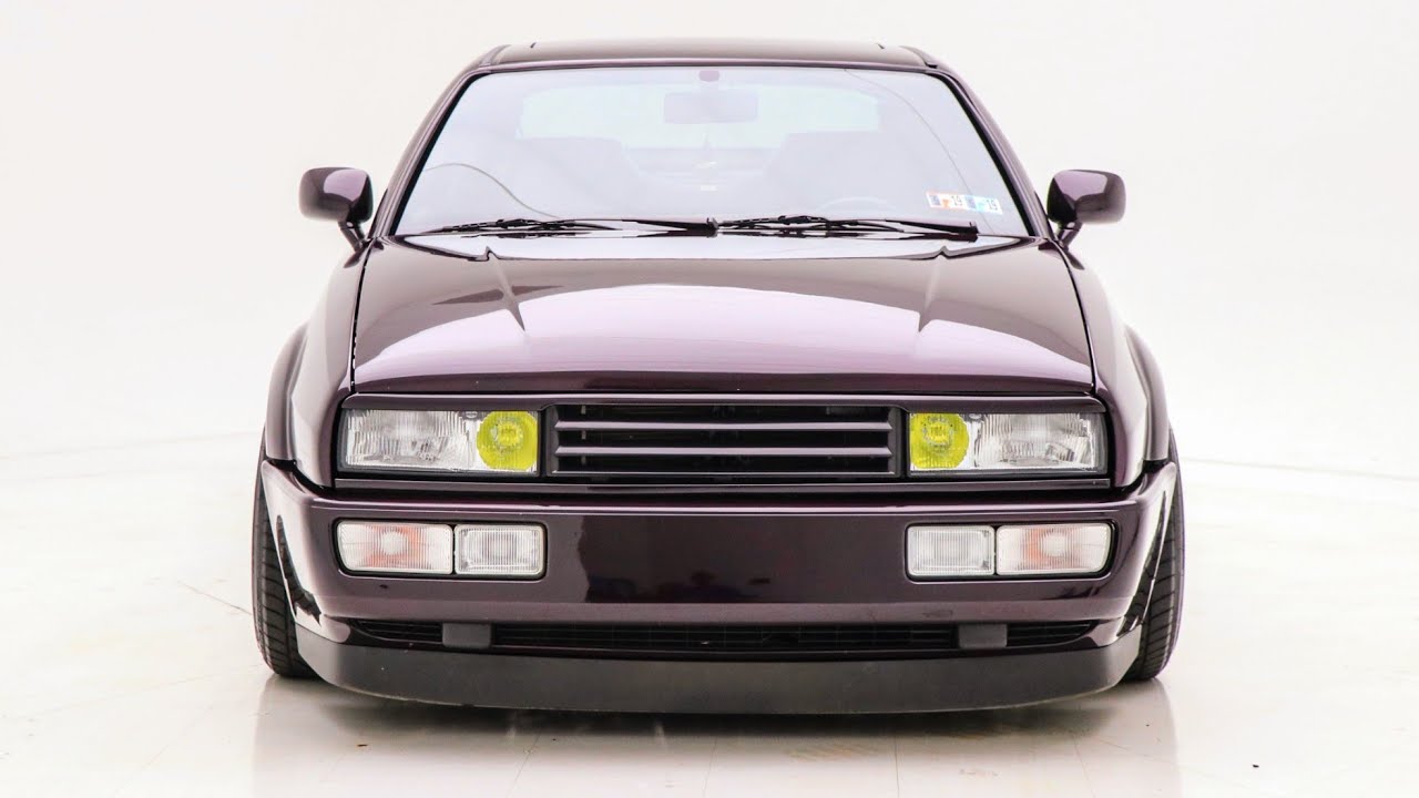 Dark Burgundy Vr6t Corrado Photoshoot Edit