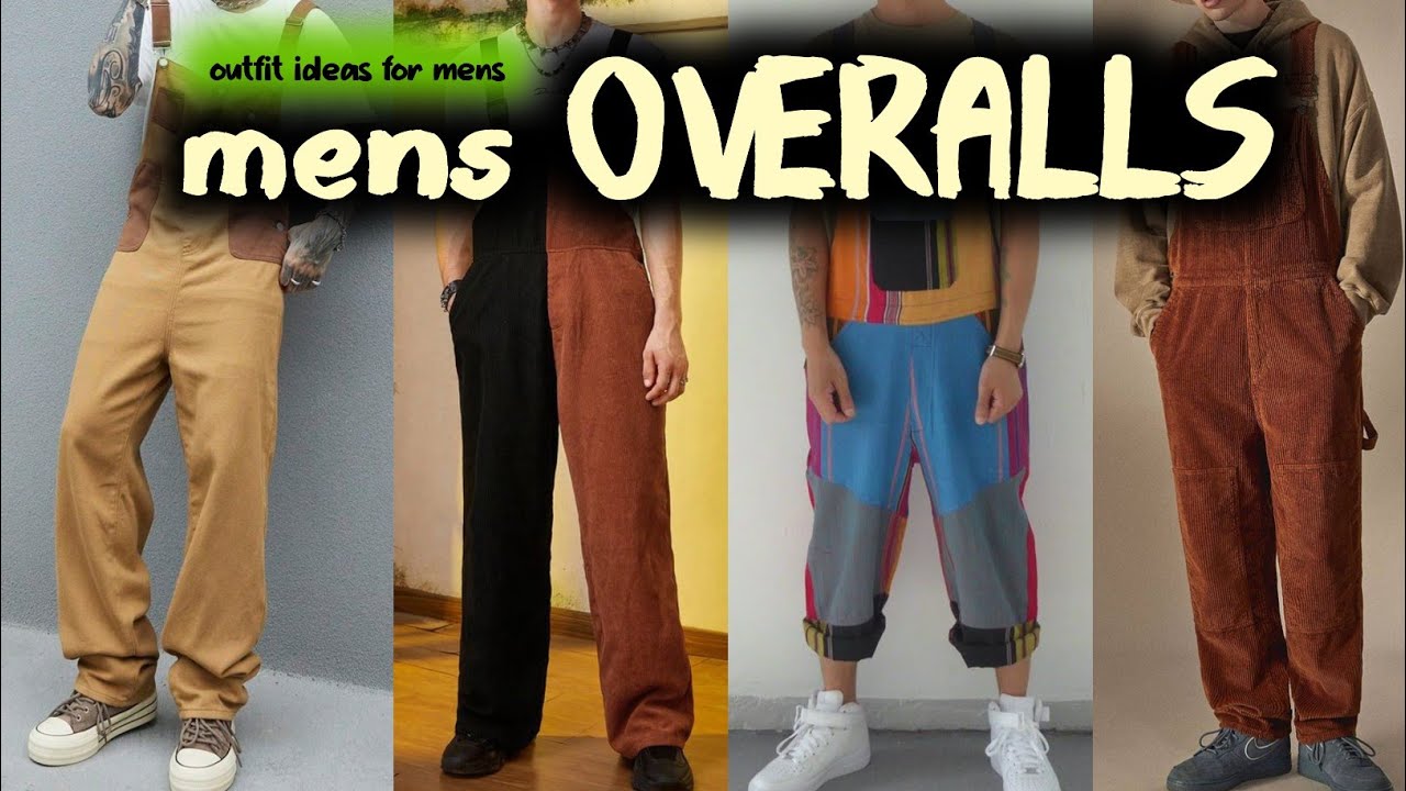 Мужские комбинезоны: идеи нарядов 2025 🔥 Мужская мода в стиле дангри 🔥