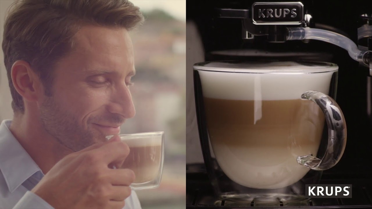 Krups Arabica Latte EA819E10 - YouTube