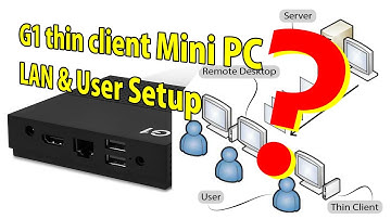 G1 thin client pc remote desktop IP setup with server PC | RDP setup & installation in thin client