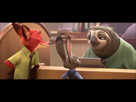 Zootopia Meet the Sloth  HD  DMV Scene