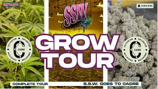 S.S.W. TOUR OF CADRE | Exclusive Indoor Grow Tour | Sacramento, CA
