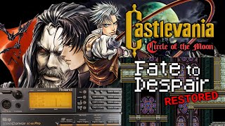 Fate to Despair (Restored - Roland SC-88) - Castlevania Circle of the Moon
Another great track from Castlevania: Circle of the Moon. This one uses several layers of BrightStr, plus a French Horn preset, Timpani, some Crash Cymbals, and the Harp from the SC-55 map.
Interesting fact: the soundtrack for the game contains a lot of well known songs from previous Castlevania games, and Sotaro Tojima was responsible for arranging most of the tracks. But Fate to Despair is one of several original tracks that he composed for this game.
Technical notes: when you extract the midi files with GBA Mus Ripper, they are a bit complex and cant be used out of the box on the SC-88 or even with a SF2 player. Because there are a lot of overlapping volume curves and it creates audio clicks and bugs. I wrote a python script to convert the tracks to make my life easier (basically what it does is split each instrument track into multiple tracks to prevent volume curve overlapping). Once again, I work on each instrument stem separately (either from the SC-88 or my own VST) and I do the main mix afterwards.
Fate to Despair was composed by Sotaro Tojima. Fate to Despair (Restored - Roland SC-88) - Castlevania Circle of the Moon