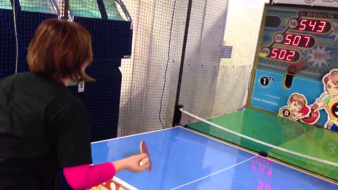 ゲーセン 卓球 にチャレンジの巻 Youtube