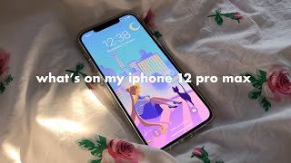 what's on my🍎iphone 12 pro max (school + creativity + productivity)