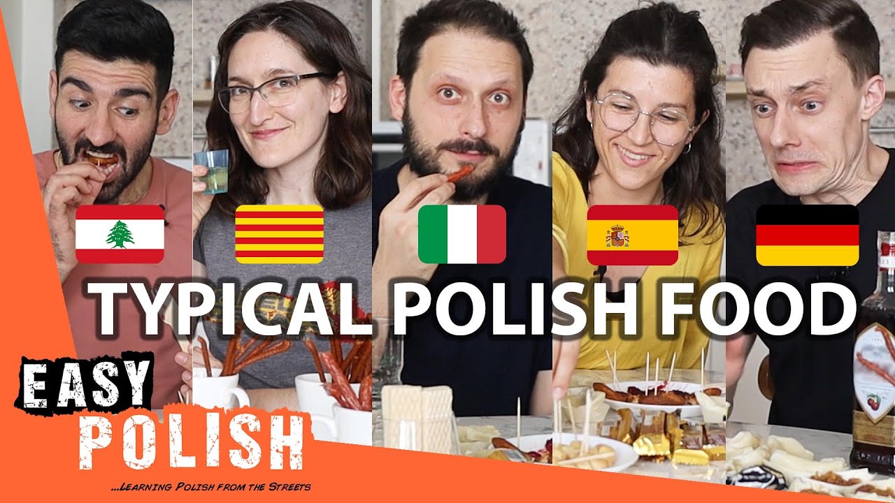 Foreigners React to Typical Polish Food & Drinks | Easy Polish 239