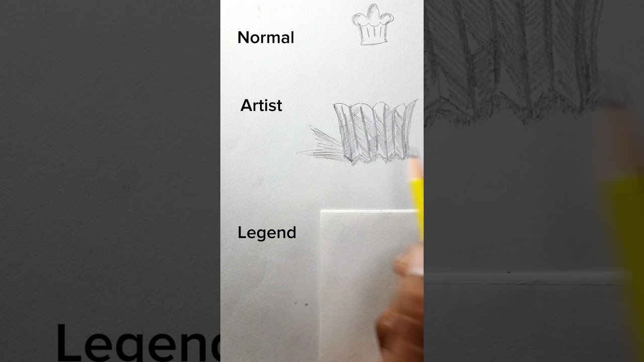 Normal Vs Artist Vs Legend ❤️ 😏 