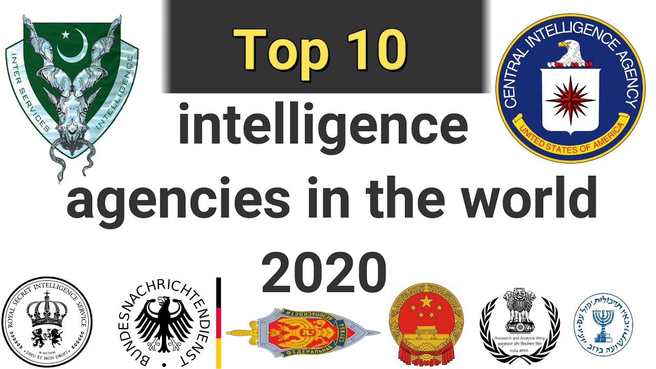 Top 10 intelligence agencies in the world April 2020 YouTube