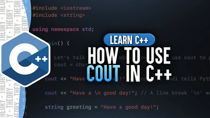 How To Use Cout In C++