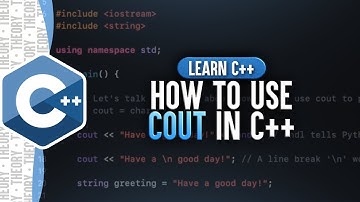 How To Use Cout In C++