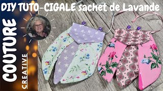 🌞 Comment coudre des sachets de lavande en forme de CIGALE ⏱ TUTO ©A63