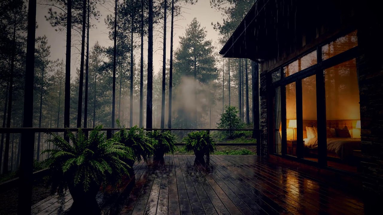 Relaxing Music for Inner Balance 🌗 Stress Reduction, Deep Sleep, Mental Harmony, Rain Sound