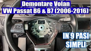 TUTORIAL: Demontare (cum desfaci) / inlocuire volan VW Passat B6, B7, CC (20062016), Golf 7