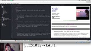 EECS1012 - September 2015, Lab 1 - CV