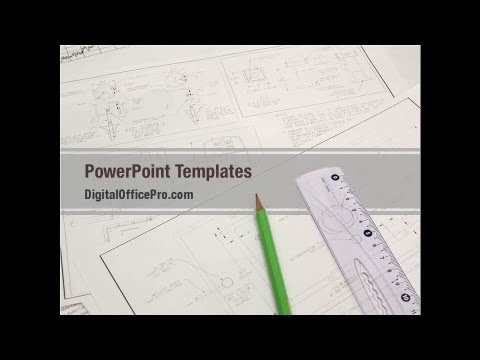 Working Drawings PowerPoint Template Backgrounds - DigitalOfficePro ...