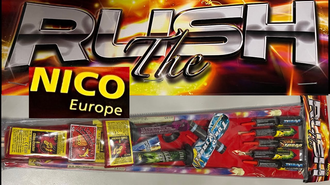 The Rush Nico Raketen Sortiment