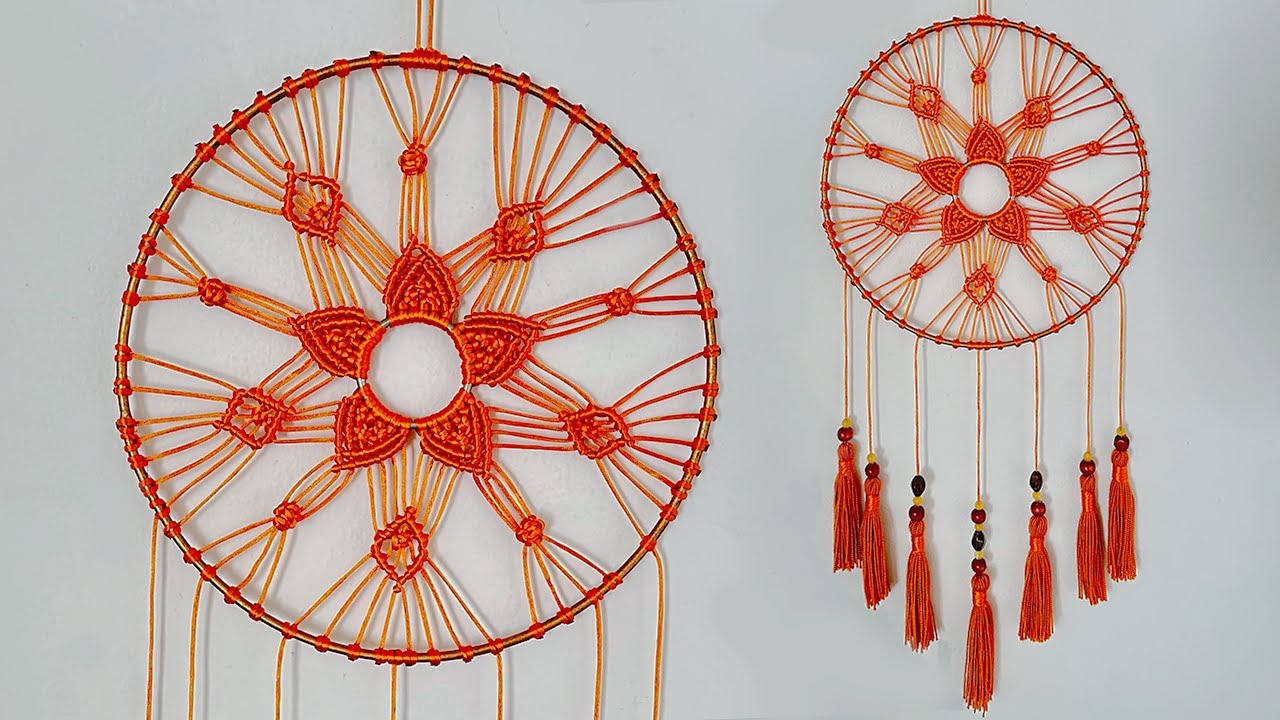 DIY Atrapasueños en MACRAME (paso a paso) | DIY Macrame Dreamcatcher Wall Hanging