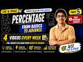 PERCENTAGE  for CAT and IPMAT (PART 5 ) || FULL QUANTS SYLLABUS FROM BASICS TO ADVANCE ||