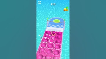 Pop It Run! - All Levels Gameplay and Very Relaxing ASMR Sounds Android (Levels 122-123) #shorts