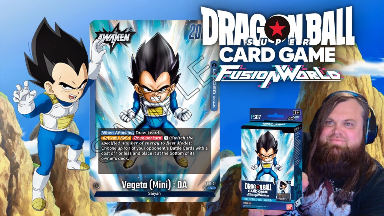 dragon ball super card game vegeta deck BANDAI Starter Mini FS07 TCG J ToysOneJapan interactive components STARTER DECK 15 -Pride of