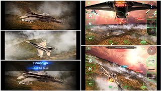 Best Ace Fighter Modern Air Combat HD ( Android Gameplay) F16 American Aircraft Demo screenshot 2