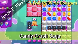 Candy Crush Saga Level 12005 No Boosters