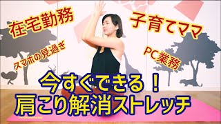 【肩こり解消】椅子に座ったままできる筋肉ほぐし【初級】