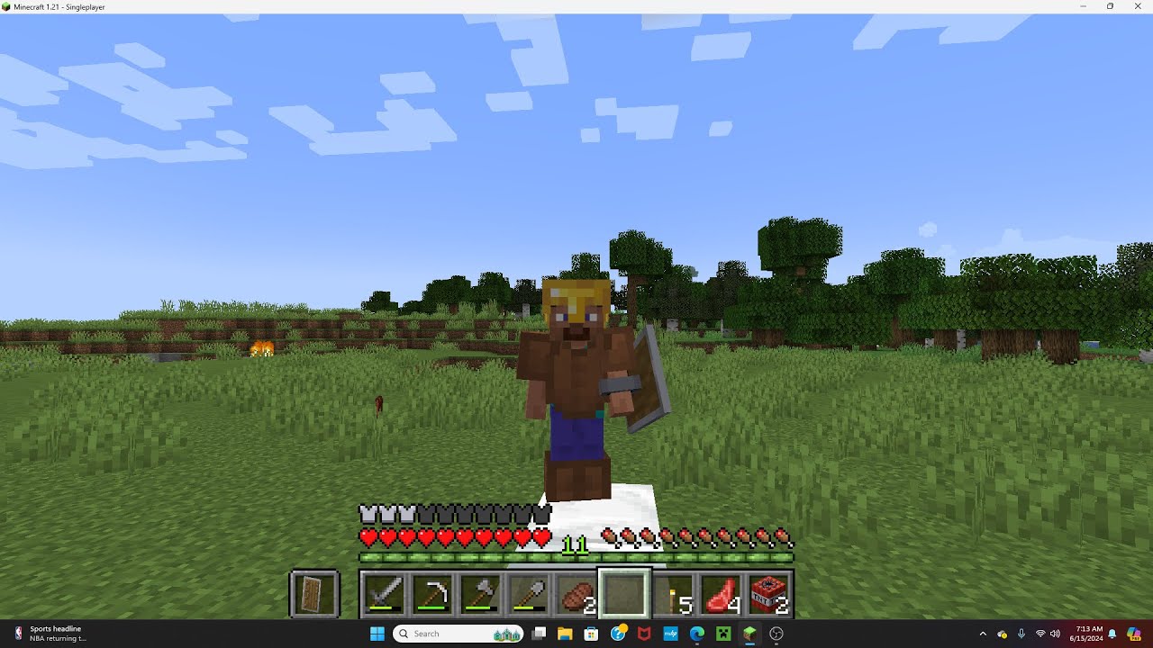 my first-time playing Minecraft in years - YouTube