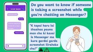 How to Know if Someone Screenshots Your Messenger Chats