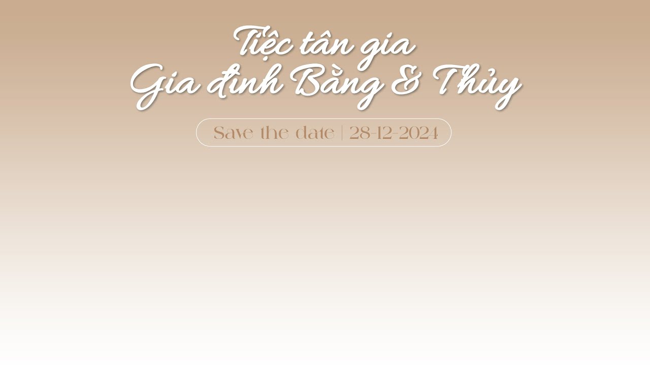 MỪNG TIỆC TÂN GIA    GIA ĐÌNH BẰNG & THUỶ   MARRIOT Ft YESEVENTS