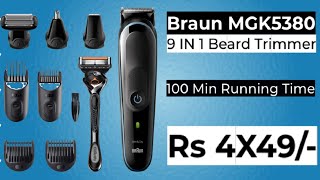 Braun Mgk5380 9-In-1 Beard Trimmer For Men From Gillette 2022 Heteromarket