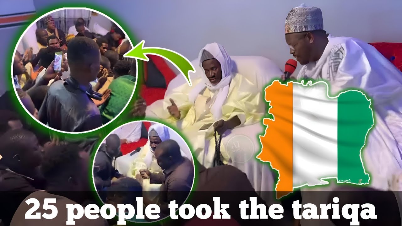 Côte d’Ivoire : 25 Ivoiriens embrassent la Tarîqa Tijaniyya sous l’autorisation de Cheikh Mahy Cissé