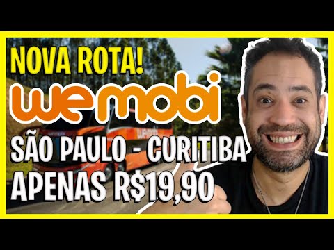 WEMOBI - NOVA ROTA SÃO PAULO CURITIBA POR R$19,90!