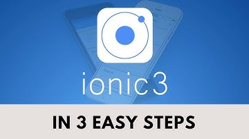 IONIC IN 3 EASY STEPS | Ionic quick installation guide | Ionic framework for beginners
