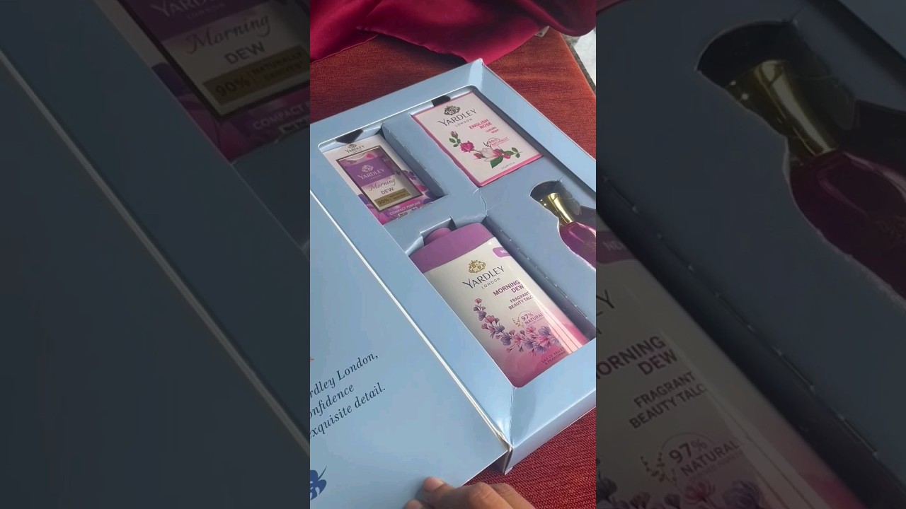 yardley gift set unboxing😍💜