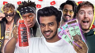 I Tried Famous YouTuber's Brands in India 🇮🇳