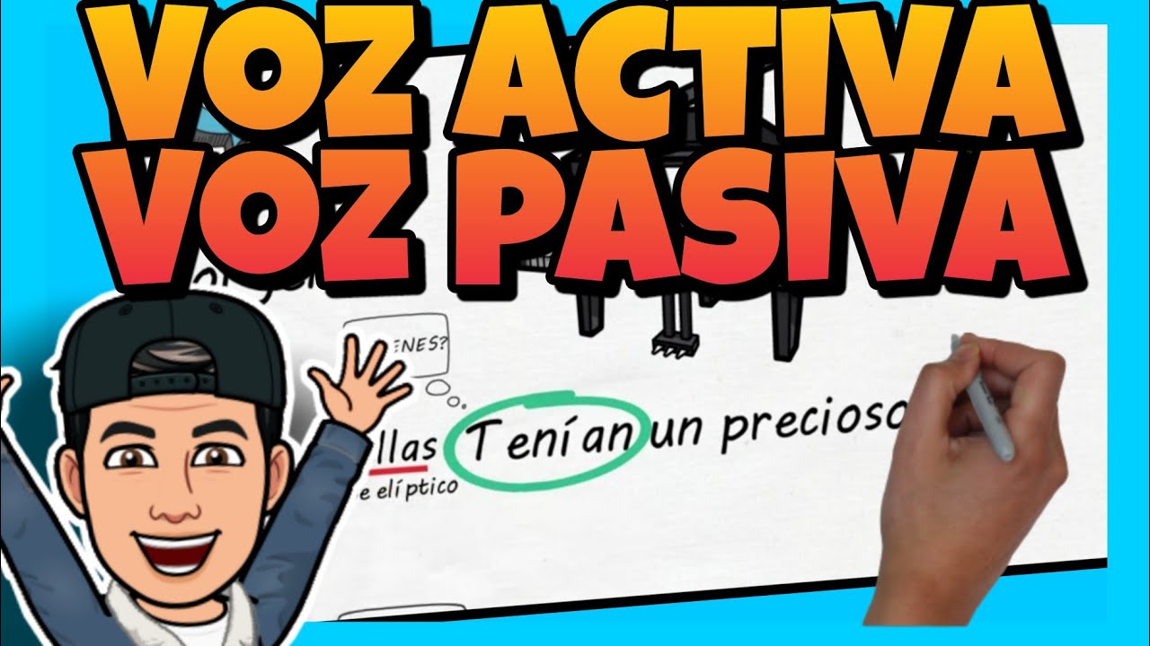🎤 VOZ ACTIVA y VOZ PASIVA [para niños de PRIMARIA]