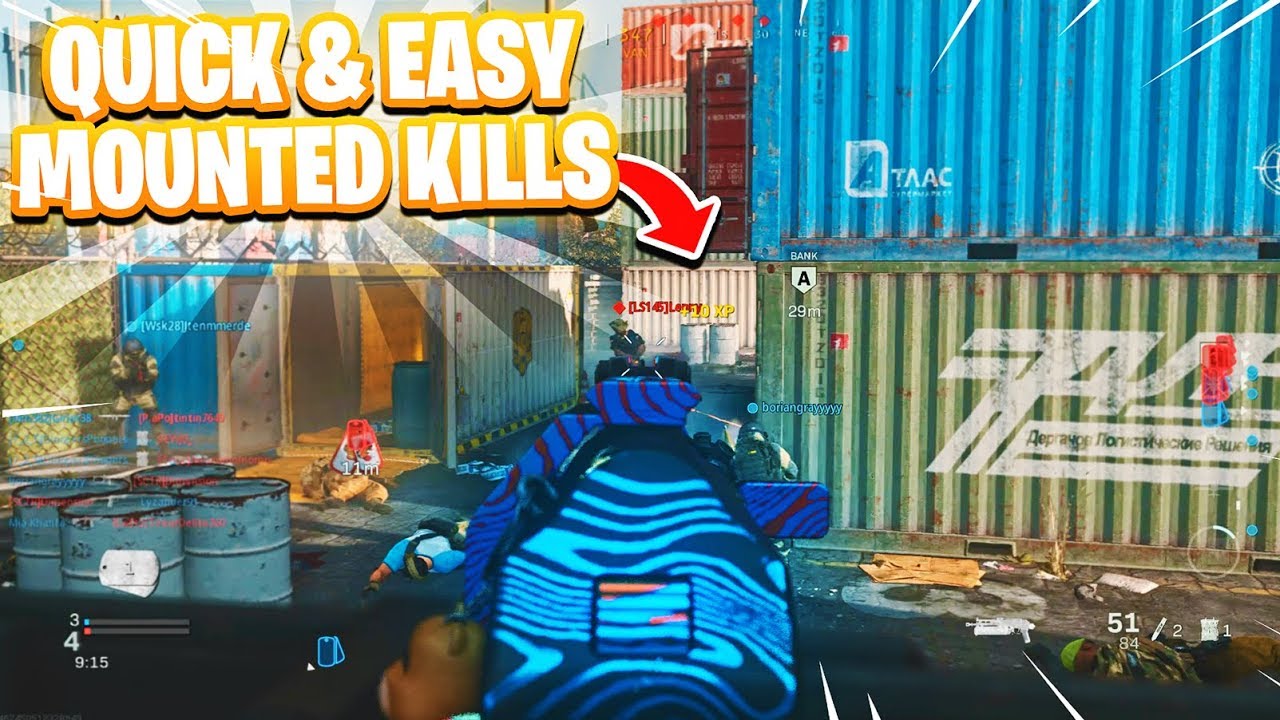 HOW TO GET MOUNTED KILLS QUICK & EASY ON SHIPMENT! (MODERN WARFARE)