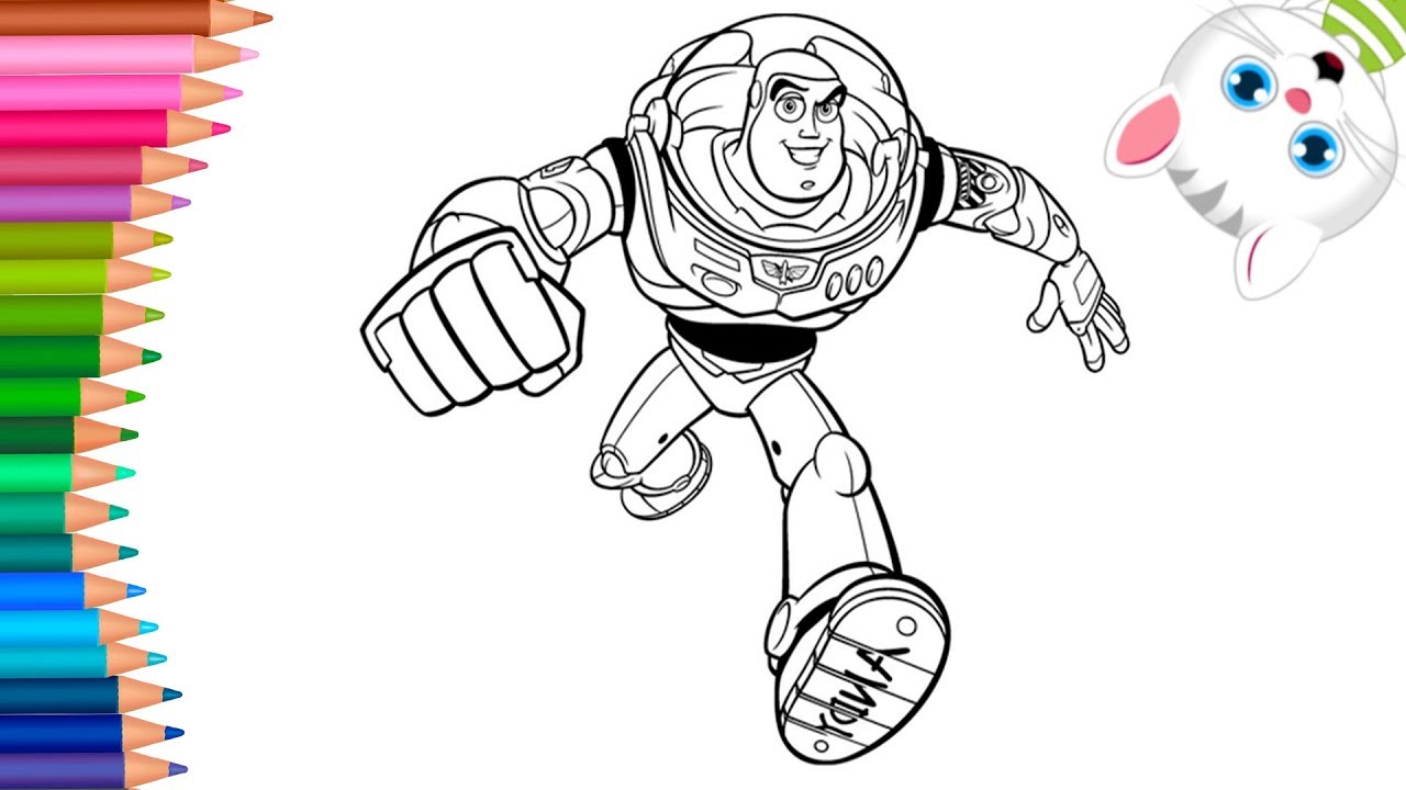 Toy Story - Buzz | Dibujos para Colorear | Dibujos para Pintar con MiMi |  Aprender Colores - thptnganamst.edu.vn