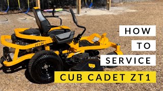How to service a Cub Cadet ZT1