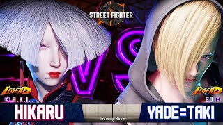 SF6🔥HikaruShifnte World Best ▰ A.K.I.  Vs  Yade Taki ▰ ED 🔥 Ranked Match 🔥 SF6 DLC Replays