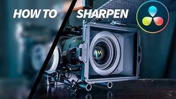 How to sharpen BMPCC footage in Davinci Resolve THE RIGHT WAY