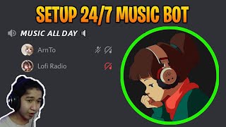 CÁCH SETUP BOT PHÁT NHẠC 24 7 TRONG DISCORD screenshot 4