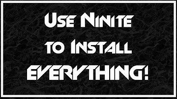 Ninite Tutorial: Install Software after Clean Install / Format of Windows 10