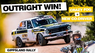 Taking The Championship Lead w/ Alex Gelsomino in crazy fog and condition! Gippsland Rally 2023