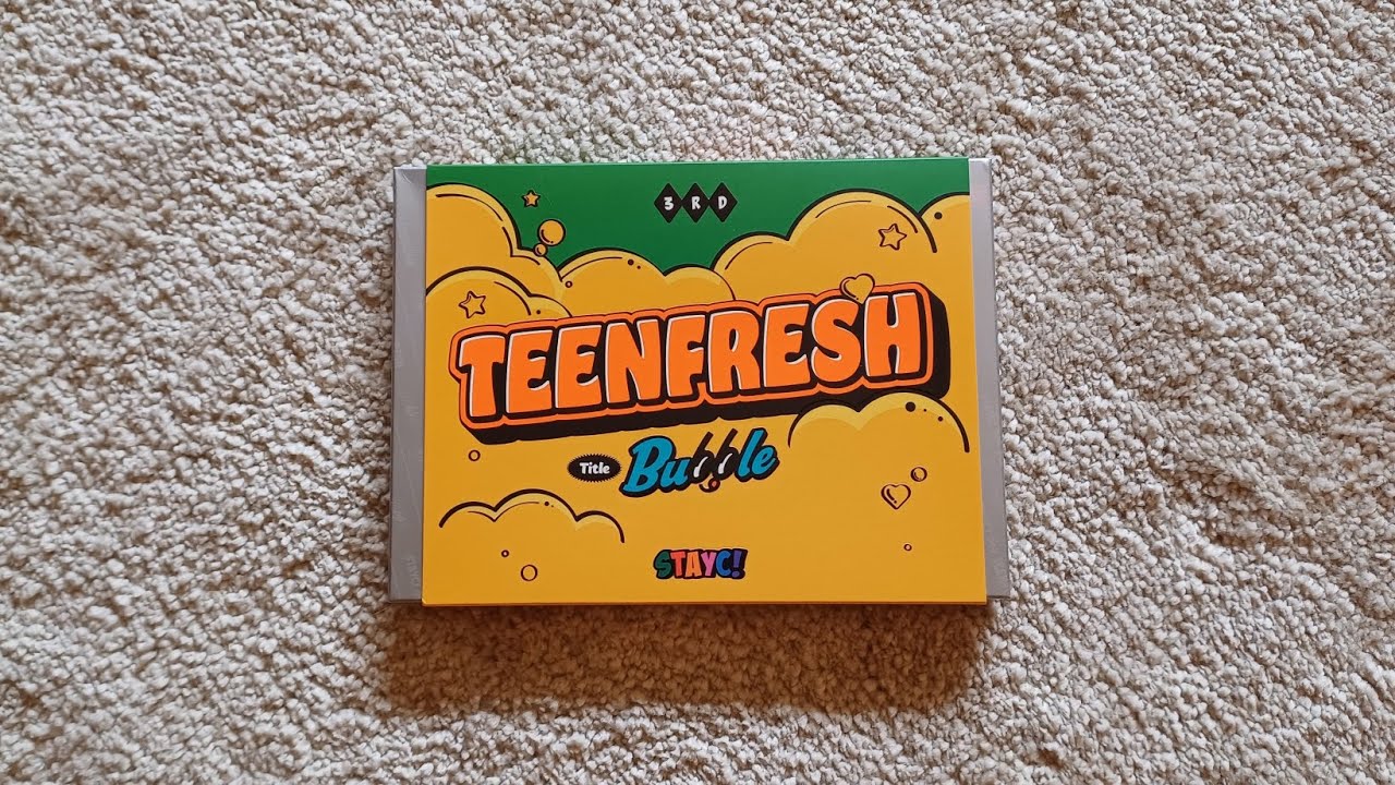 Unboxing StayC Teenfresh - Arcade version with Weverse shop gift