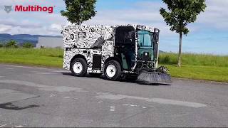 Multihog CV Road Sweeper - Street Cleaning Test
