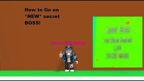 HOW to Go On The *NEW* Secret BOSS! |roblox BLOB Simulator!